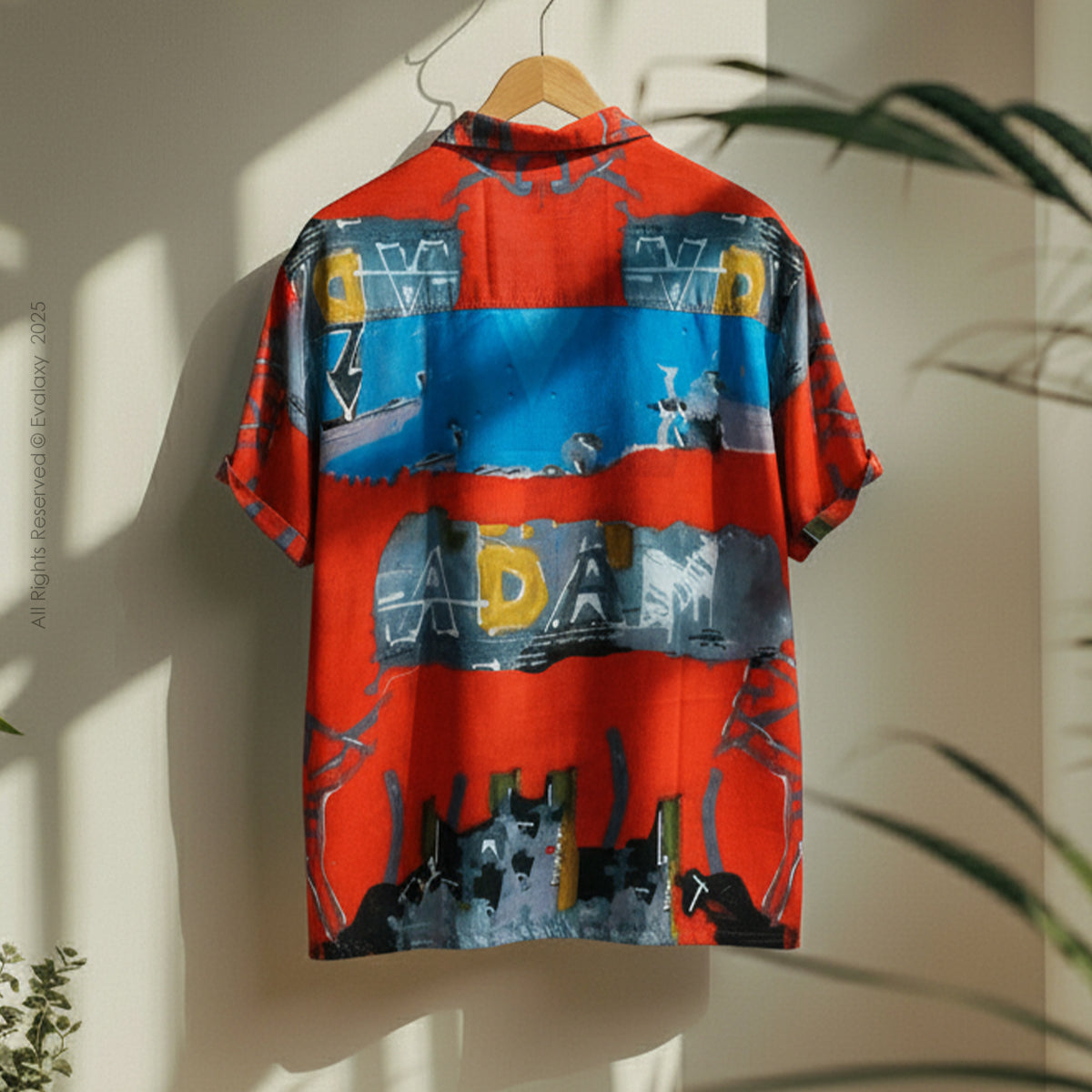Adam Faces Graphic Oversized Half Sleeve Shirt For Men & Women