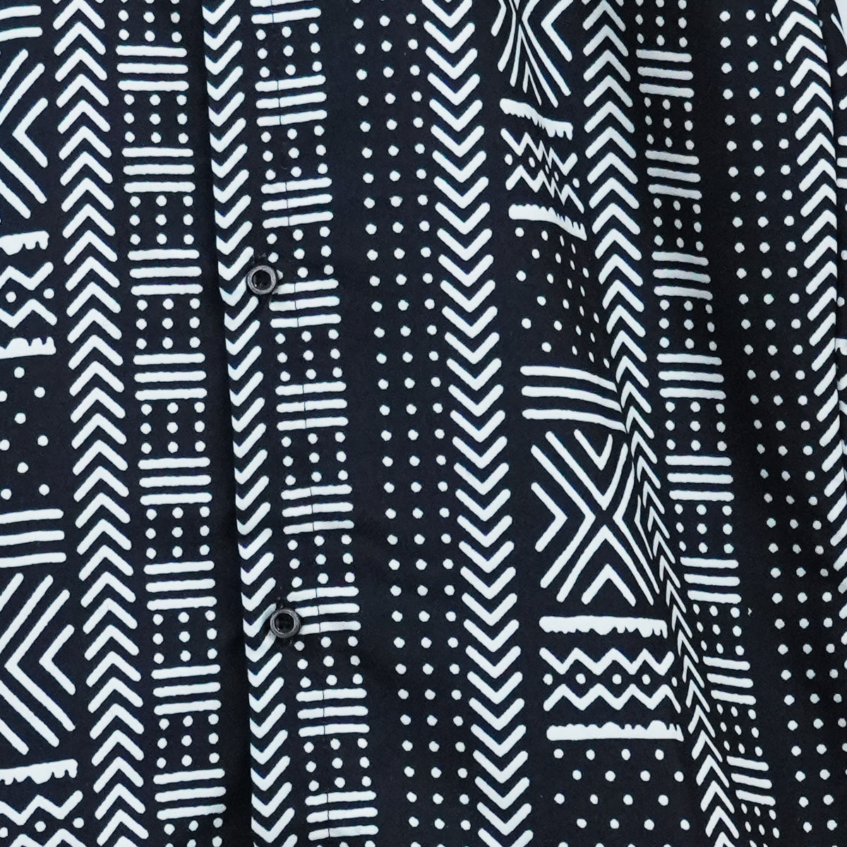 Black Geomatric Pattern Shirt