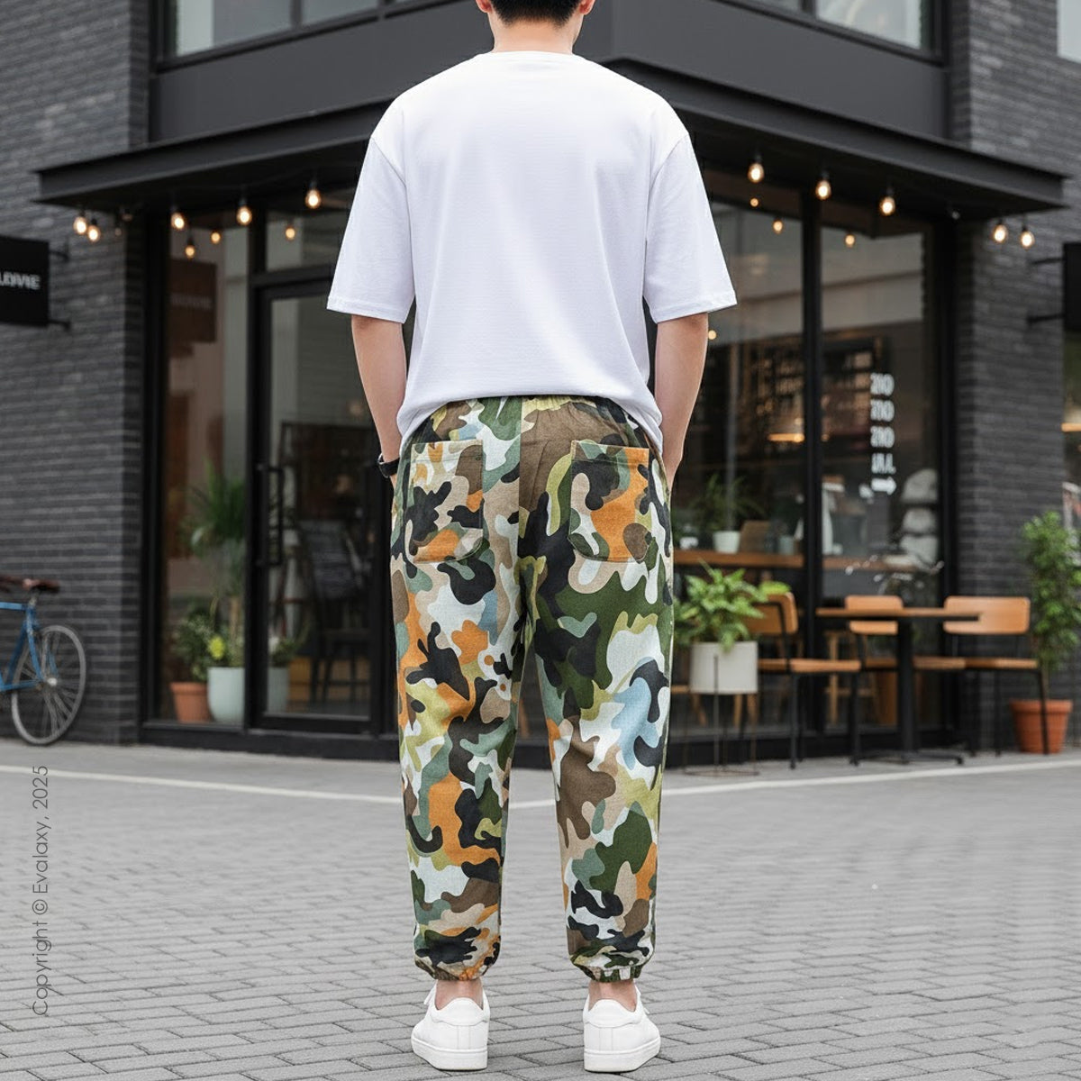 Loose Multicolor Camo Jogger Breathable Casual Harem Pants For Men & Women