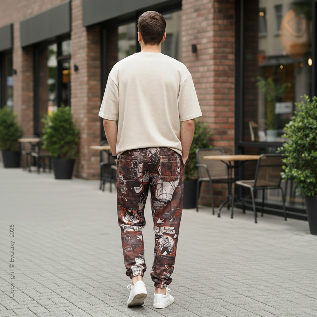 Evalaxy Urban Graphic Joggers – Unisex Streetwear Fit