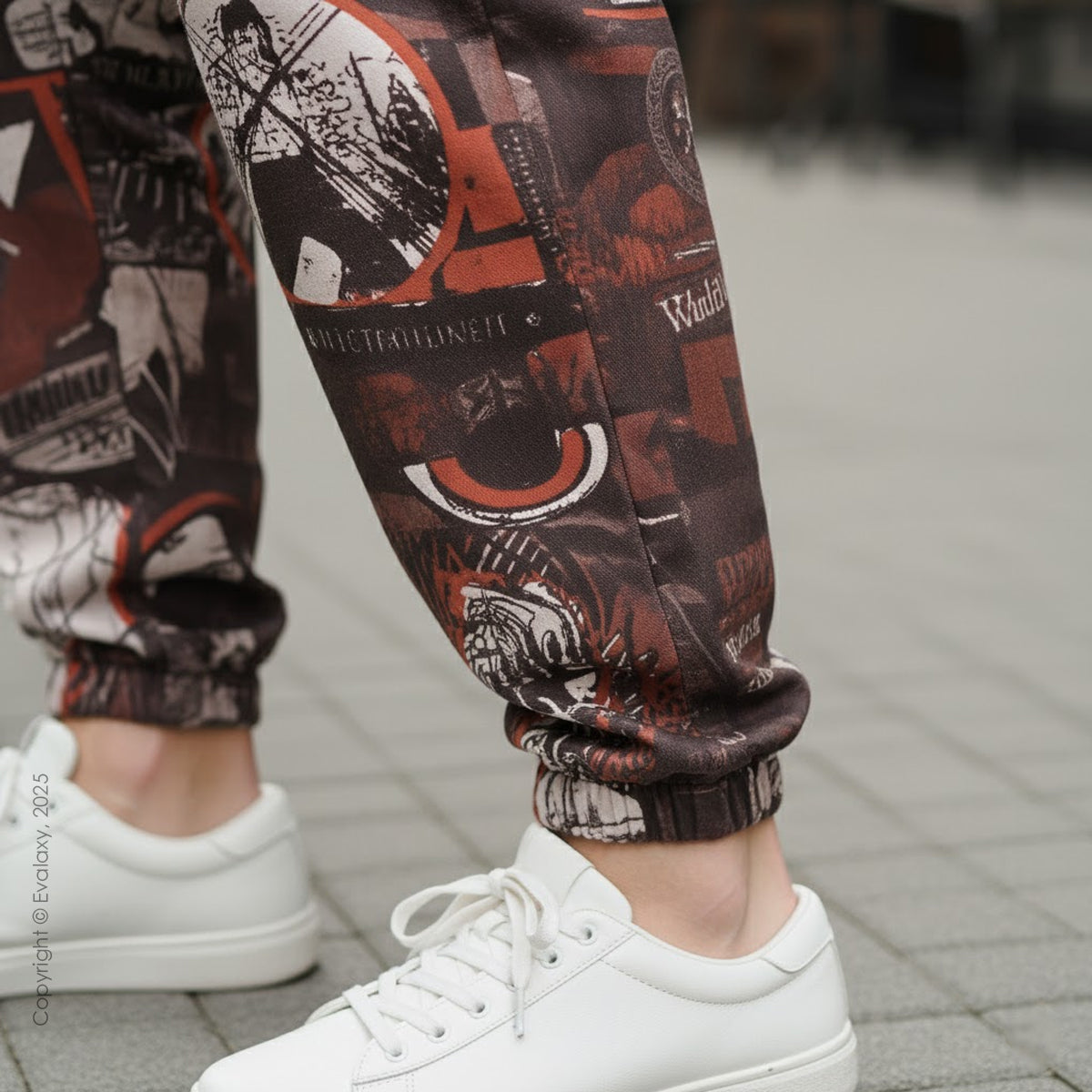 Evalaxy Urban Graphic Joggers – Unisex Streetwear Fit