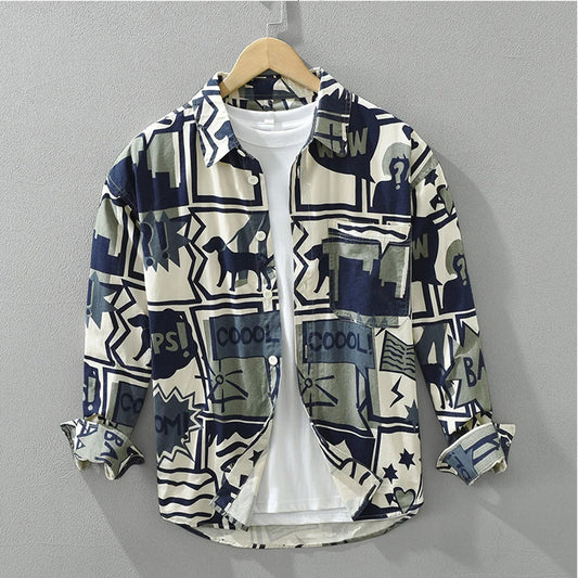 Blue Cool Bang Full-Sleeve Shirts Without Tee