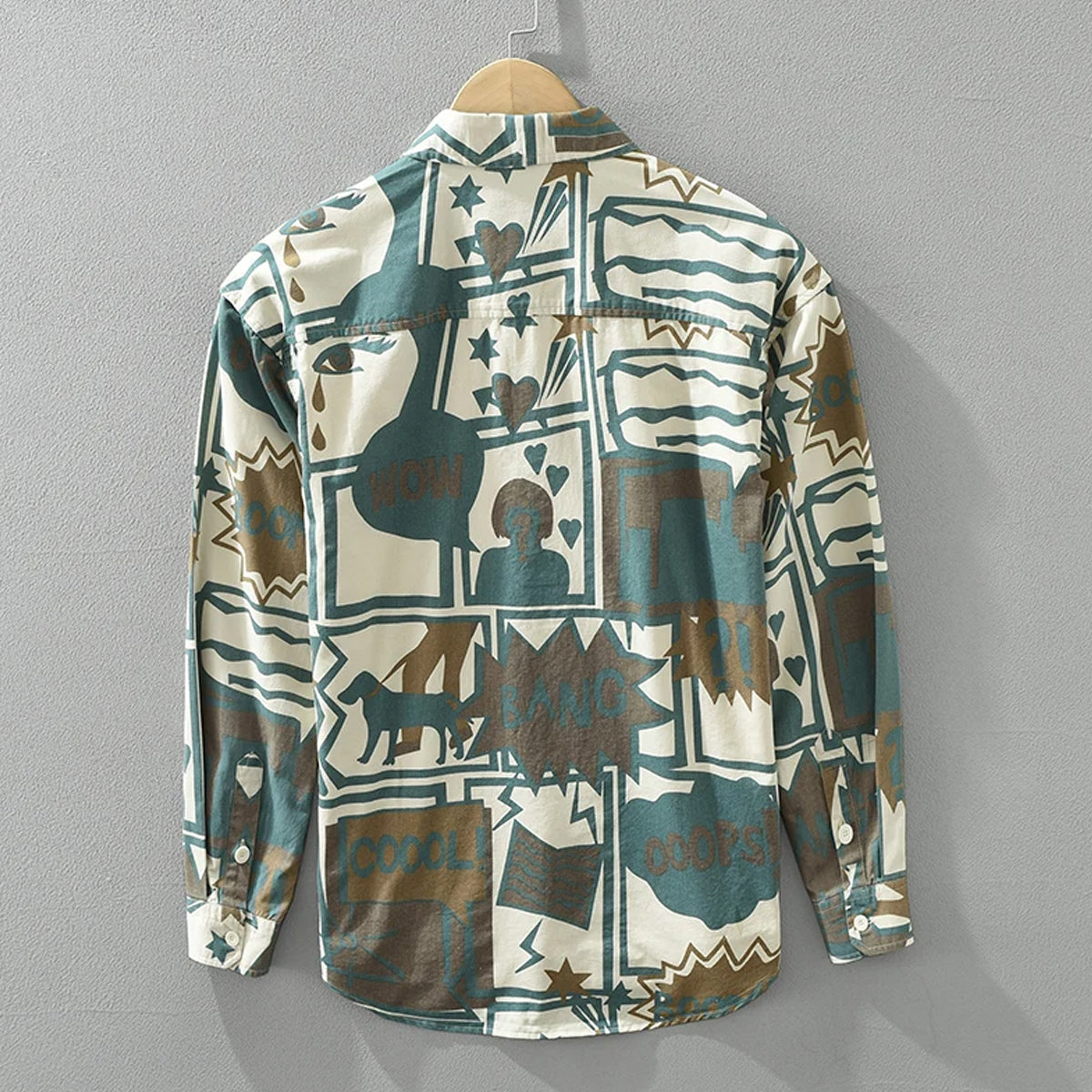 Teal Cool Bang Full-Sleeve Shirts Without Tee