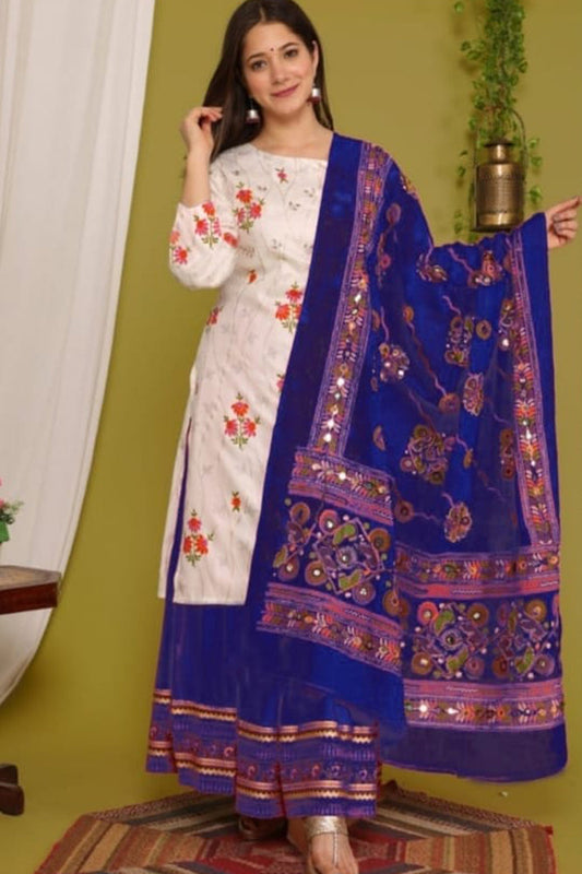 CORAL COLOURED PRINTS KURTA SET