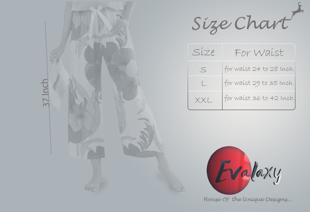 Stylish White Yellow Gotta Plazo For Womens