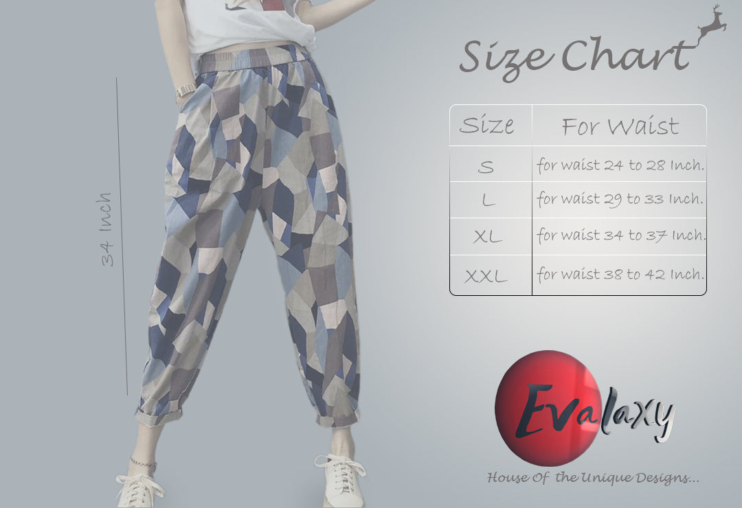 Vintage Grey Blue Trio & Ylw Blu Abstract Floral Capri Combo Pack For Womens & Girls(Pack Of 2 Pcs)