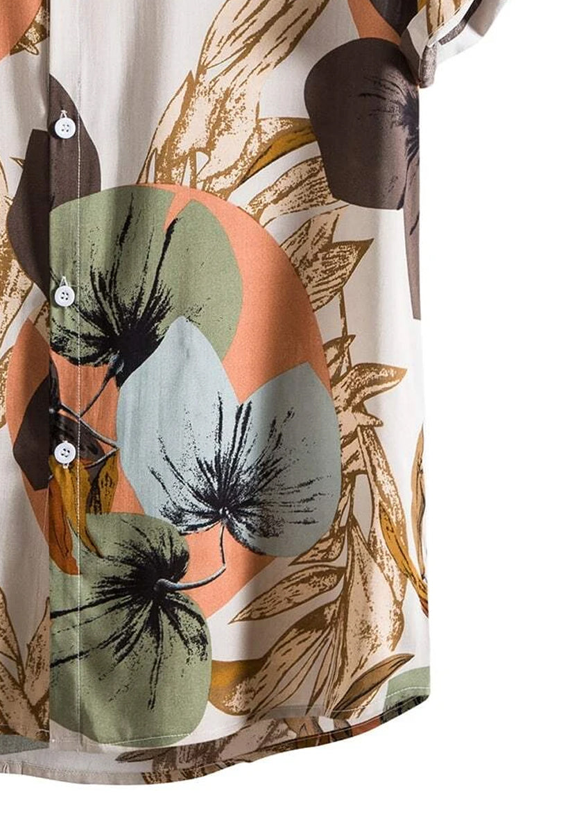 Men Random Milky Valay & Oro Pan Print Shirt Without Tee (Pack of 2 Pcs)