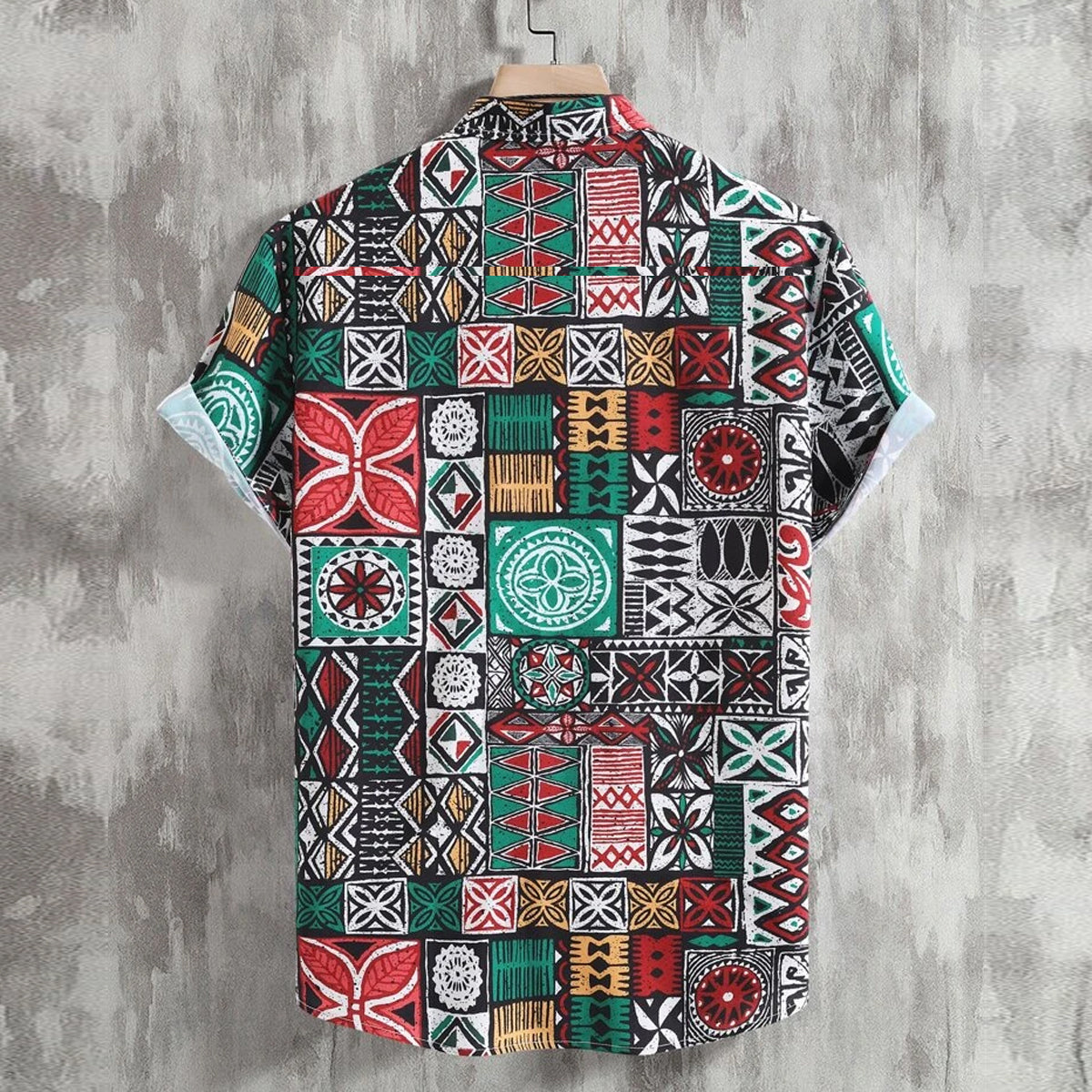 Men Creative Rangoli Art Shirt Without Tee