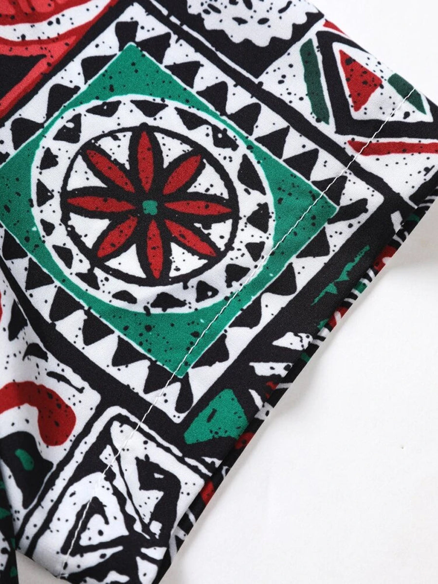 Men Creative Rangoli Art Shirt Without Tee