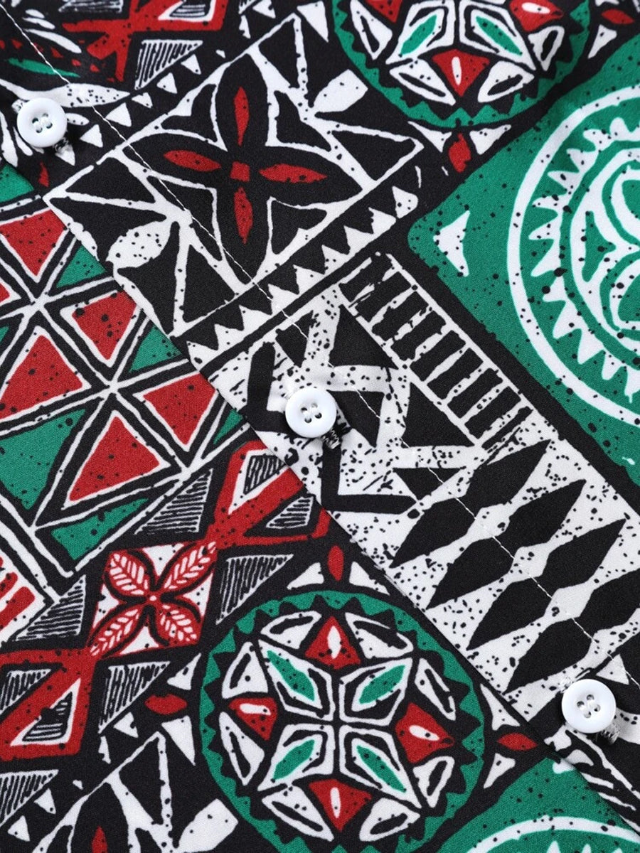 Men Creative Rangoli Art Shirt Without Tee