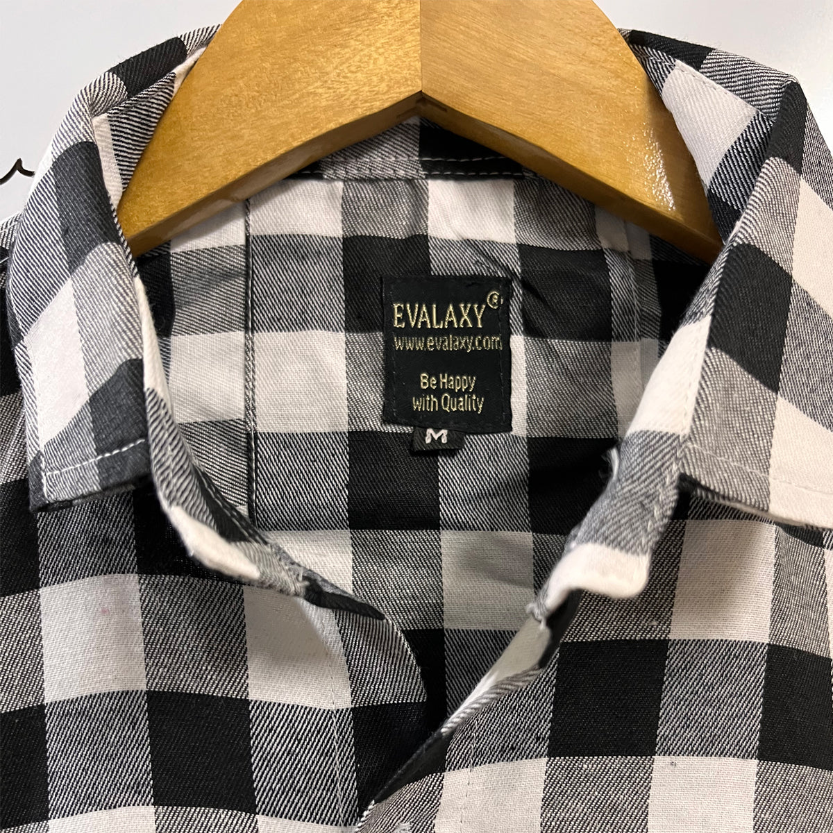 Men Grey n Black Checkered Shirt