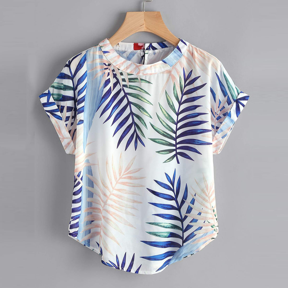 Stylish White Flo-Leaf, Tropical & Zig Zag Ylw Tops Combo For Women & Girls (Pack of 3)