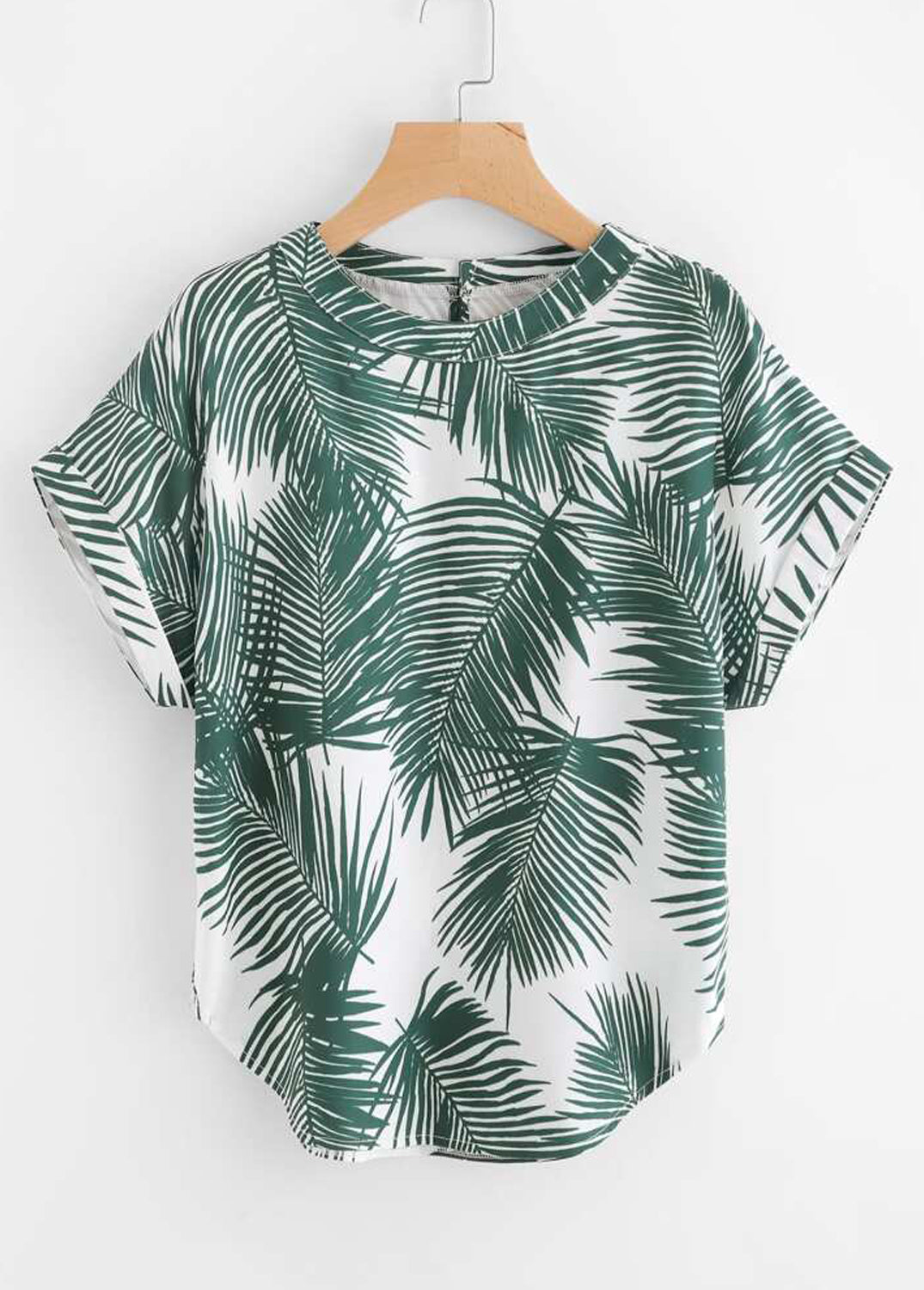 Stylish Coconut Leaf, White Floral & Water Drops Tops Combo For Women & Girls (Pack of 3)