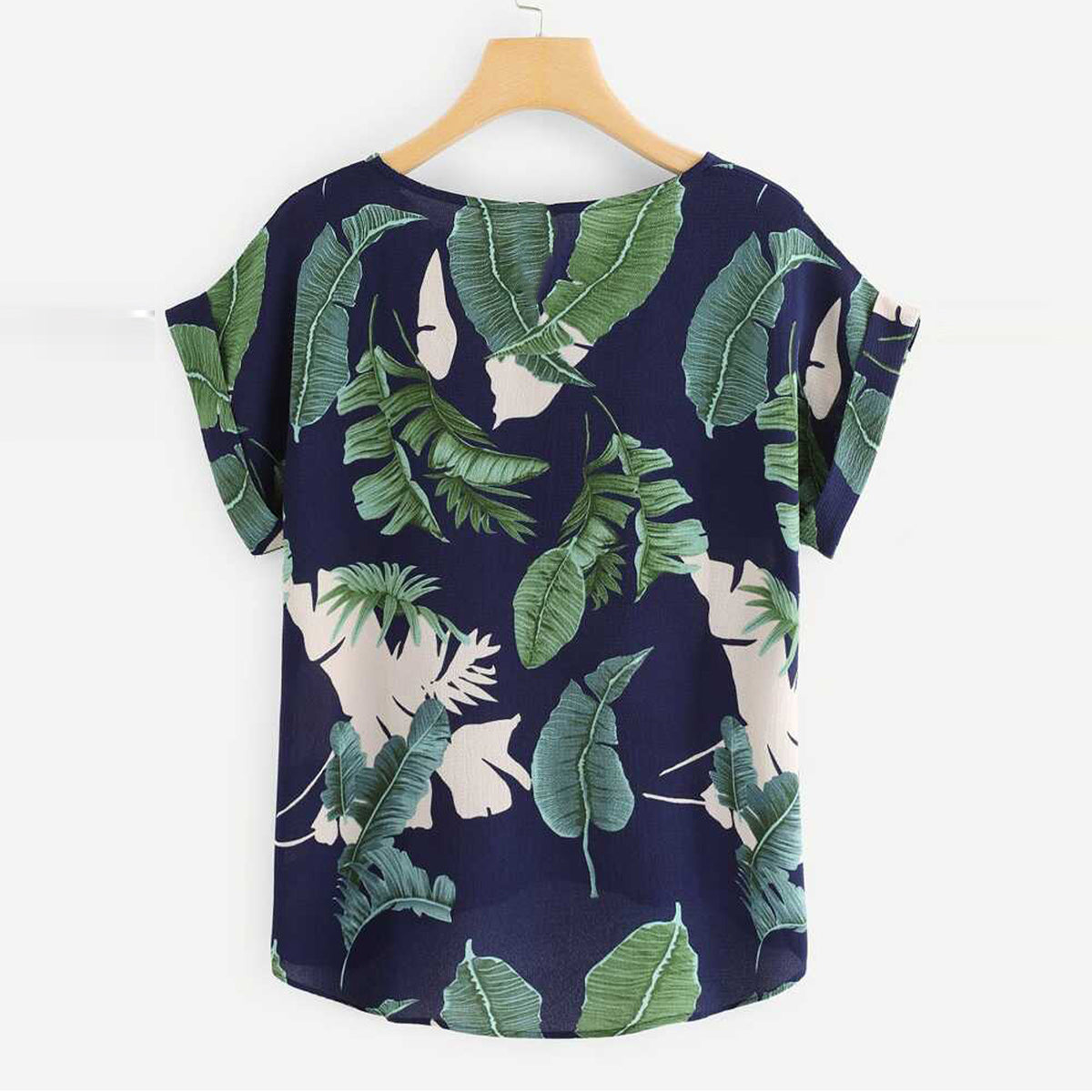 Stylish Turquoise ,Blue Yellow Eyes & Navy Banana Leaf Tops Combo For Women & Girls (Pack of 3)