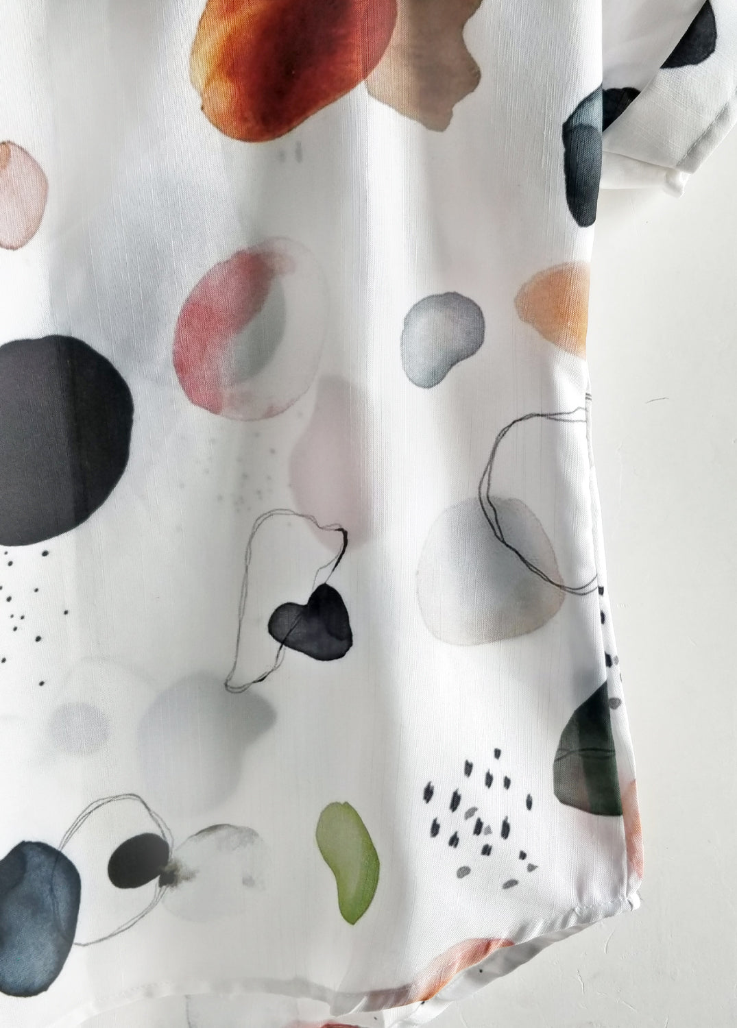 Stylish Coconut Leaf, White Floral & Water Drops Tops Combo For Women & Girls (Pack of 3)