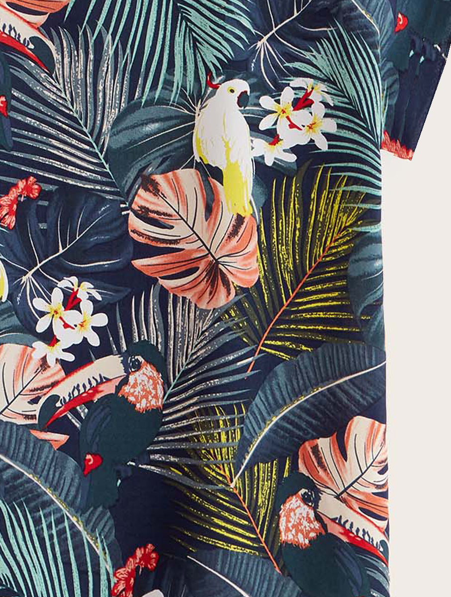 Stylish Tropical Leaf, Zig Zag Ylw & Dodo Leaf Tops Combo For Women & Girls (Pack of 3)